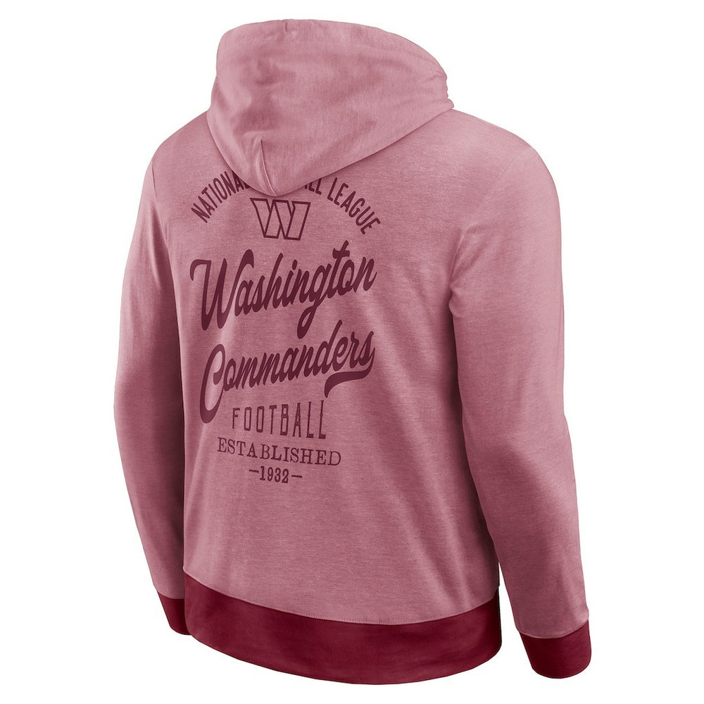 Washington Commanders Darius Rucker Collection Tonal Knit Pullover Hoodie - Burgundy - Fanatics