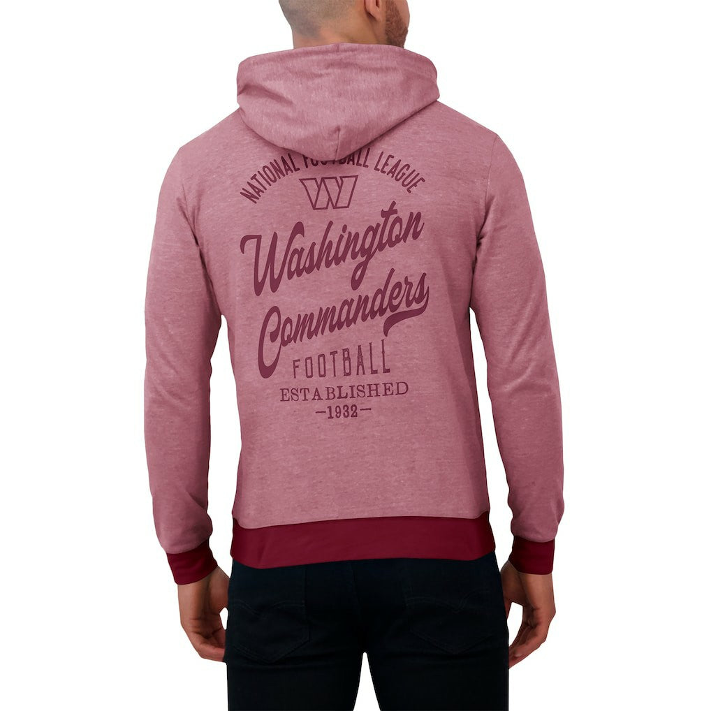 Washington Commanders Darius Rucker Collection Tonal Knit Pullover Hoodie - Burgundy - Fanatics
