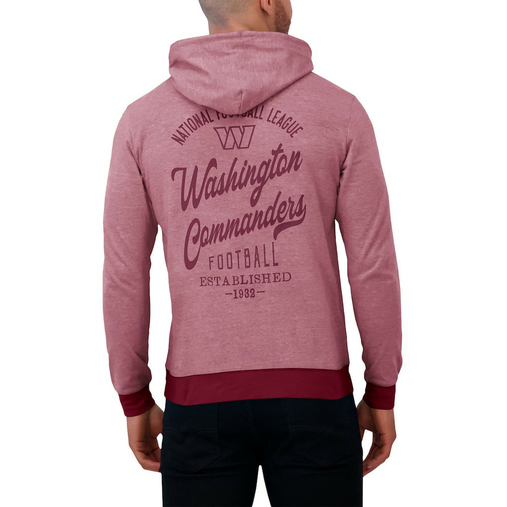 Washington Commanders Darius Rucker Collection Tonal Knit Pullover Hoodie - Burgundy - Fanatics