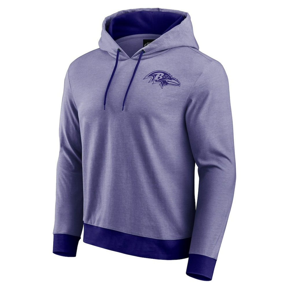Baltimore Ravens Darius Rucker Collection Tonal Knit Pullover Hoodie - Purple - Fanatics