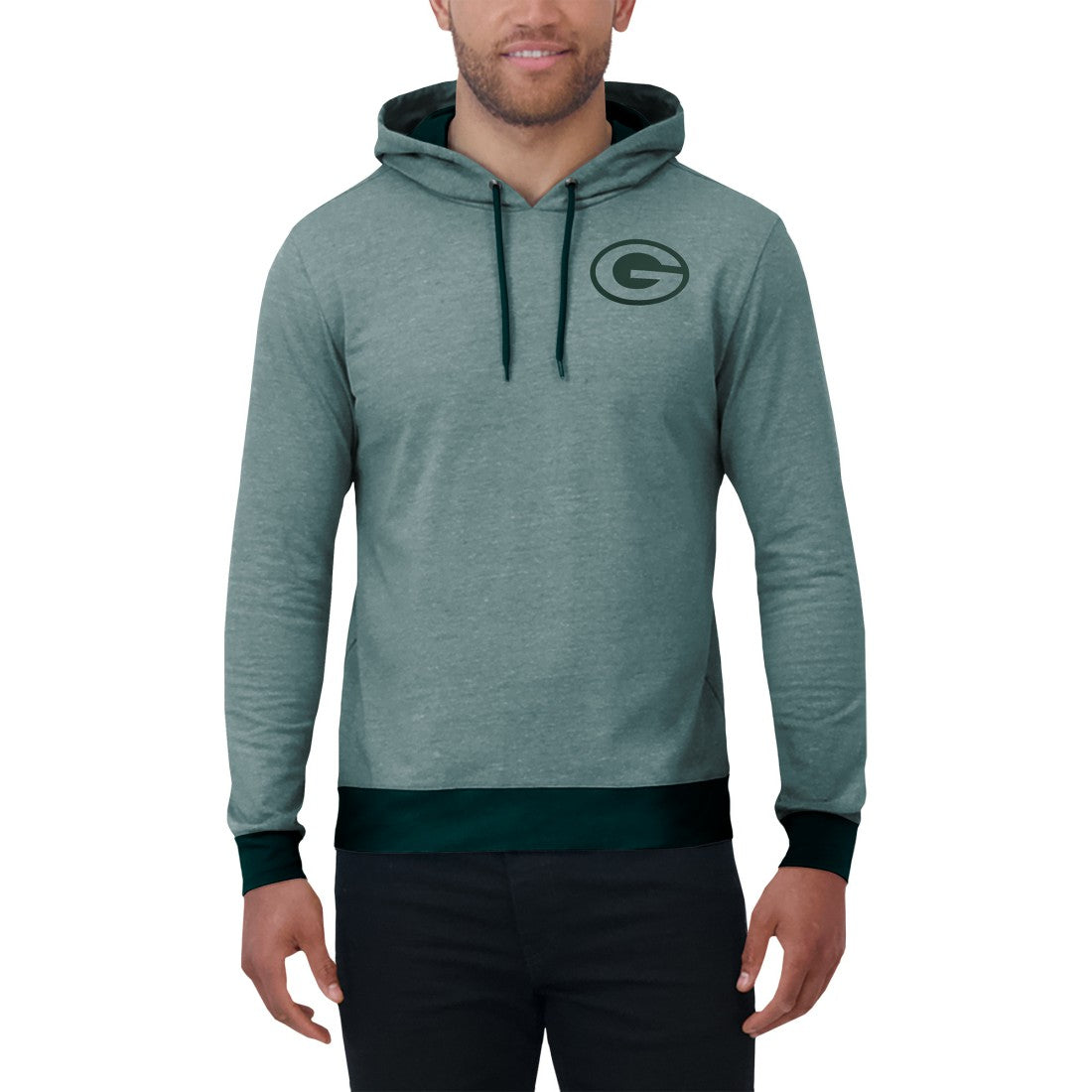 Green Bay Packers Darius Rucker Collection Tonal Knit Pullover Hoodie - Green - Fanatics