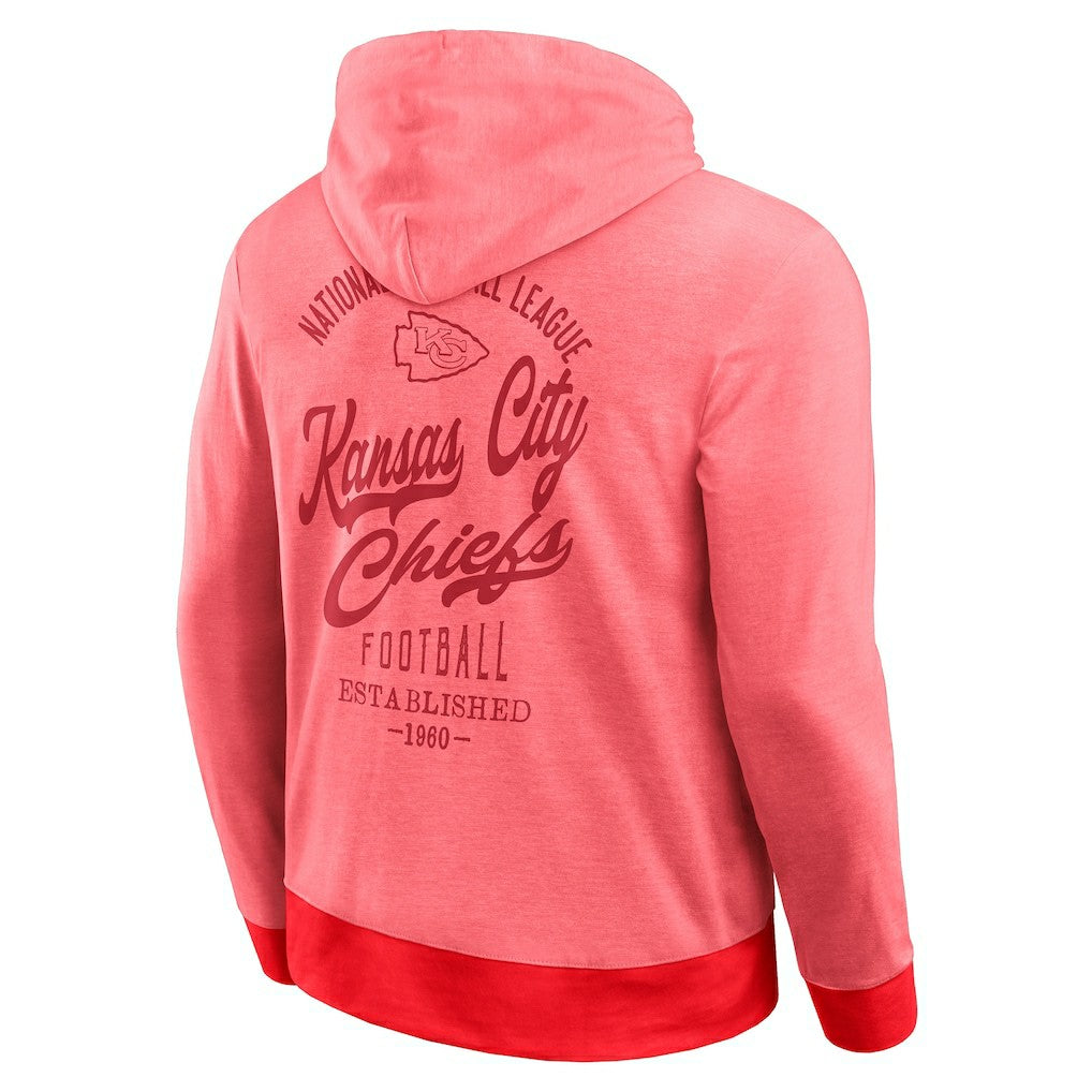 Kansas City Chiefs Darius Rucker Collection Tonal Knit Pullover Hoodie - Red - Fanatics