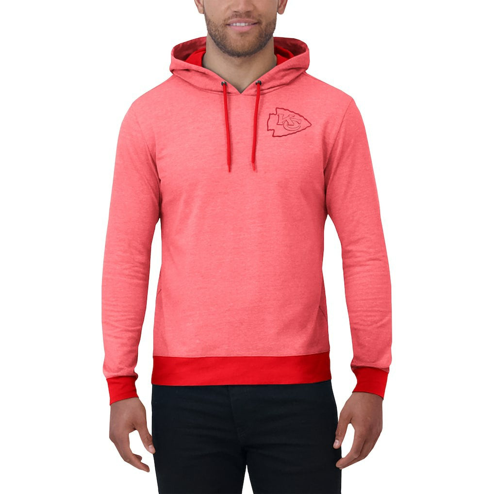 Kansas City Chiefs Darius Rucker Collection Tonal Knit Pullover Hoodie - Red - Fanatics