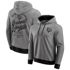 Cincinnati Bengals Darius Rucker Collection Tonal Knit Pullover Hoodie - Black - Fanatics