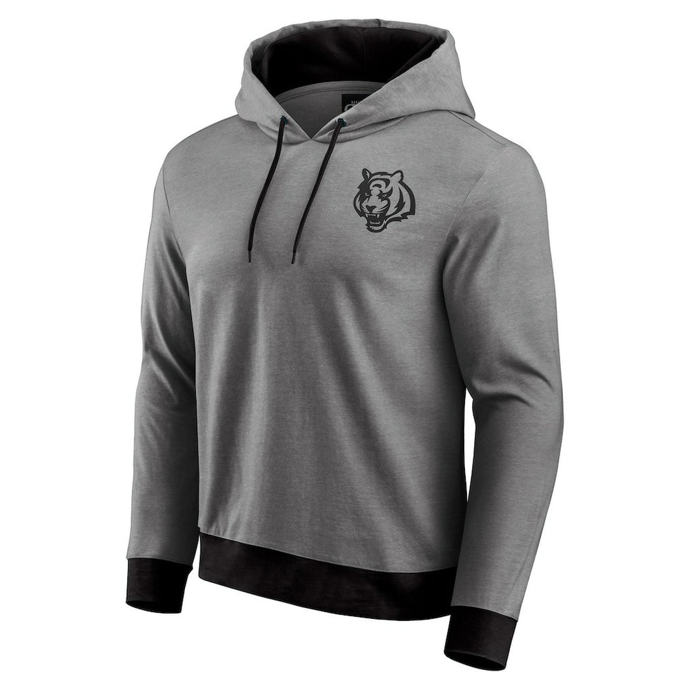 Cincinnati Bengals Darius Rucker Collection Tonal Knit Pullover Hoodie - Black - Fanatics