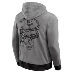 Cincinnati Bengals Darius Rucker Collection Tonal Knit Pullover Hoodie - Black - Fanatics