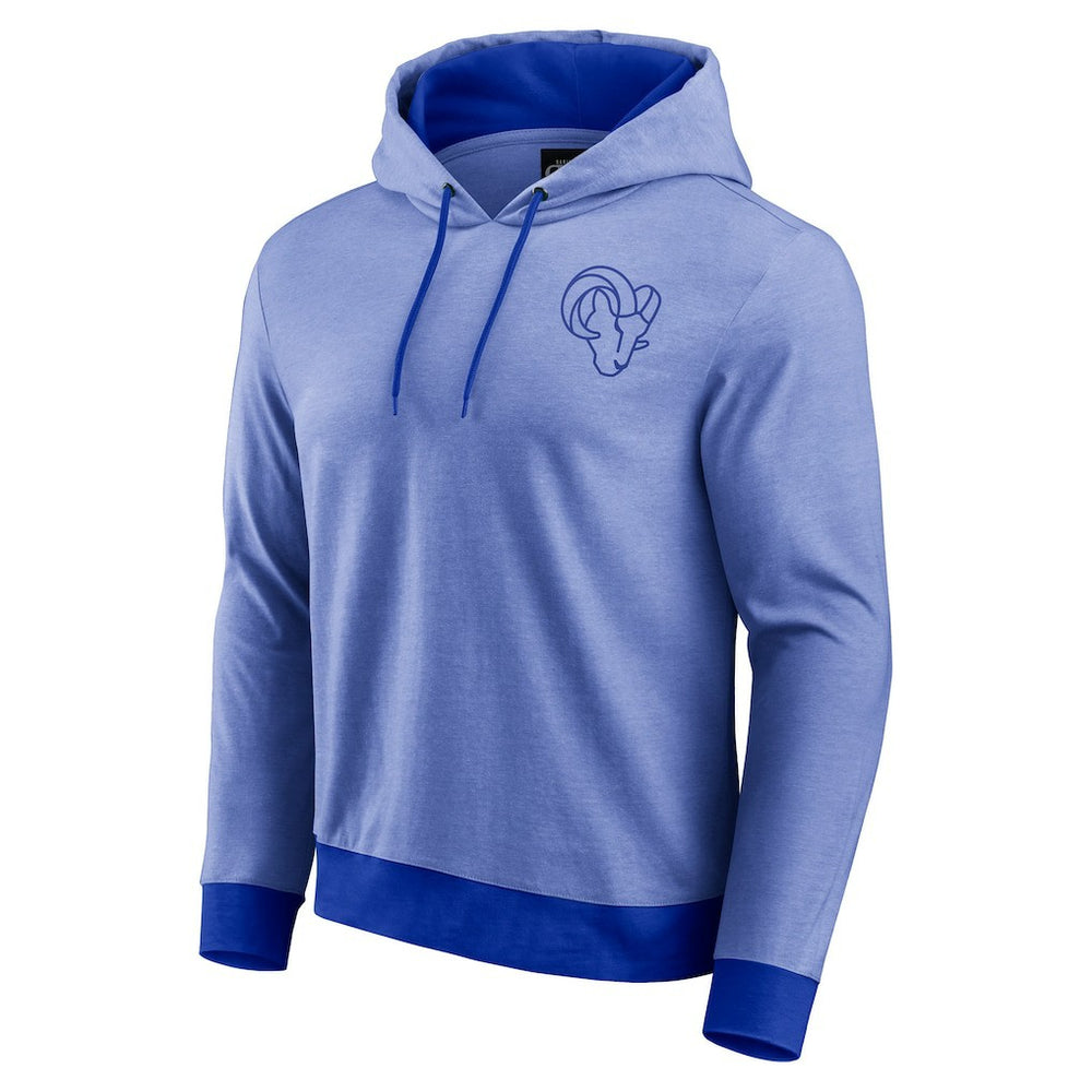 Los Angeles Rams Darius Rucker Collection Tonal Knit Pullover Hoodie - Royal - Fanatics