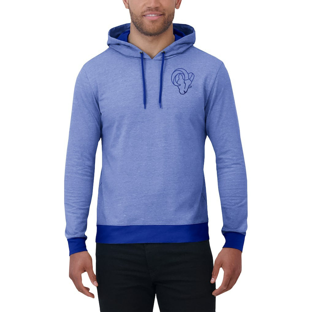 Los Angeles Rams Darius Rucker Collection Tonal Knit Pullover Hoodie - Royal - Fanatics