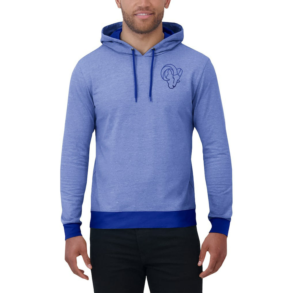 Los Angeles Rams Darius Rucker Collection Tonal Knit Pullover Hoodie - Royal - Fanatics