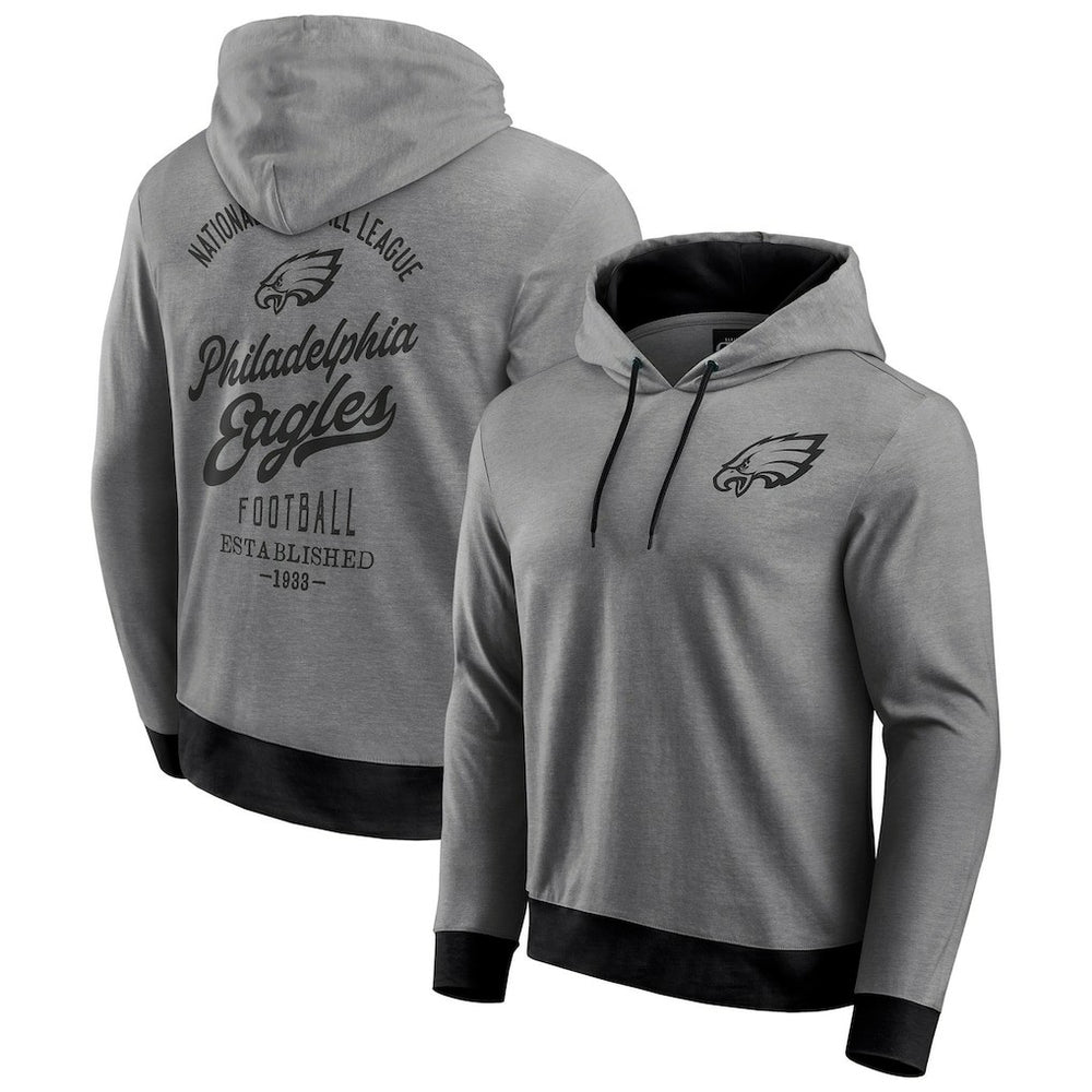 Philadelphia Eagles Darius Rucker Collection Tonal Knit Pullover Hoodie - Gray - Fanatics
