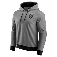 Pittsburgh Steelers Darius Rucker Collection Tonal Knit Pullover Hoodie - Black - Fanatics