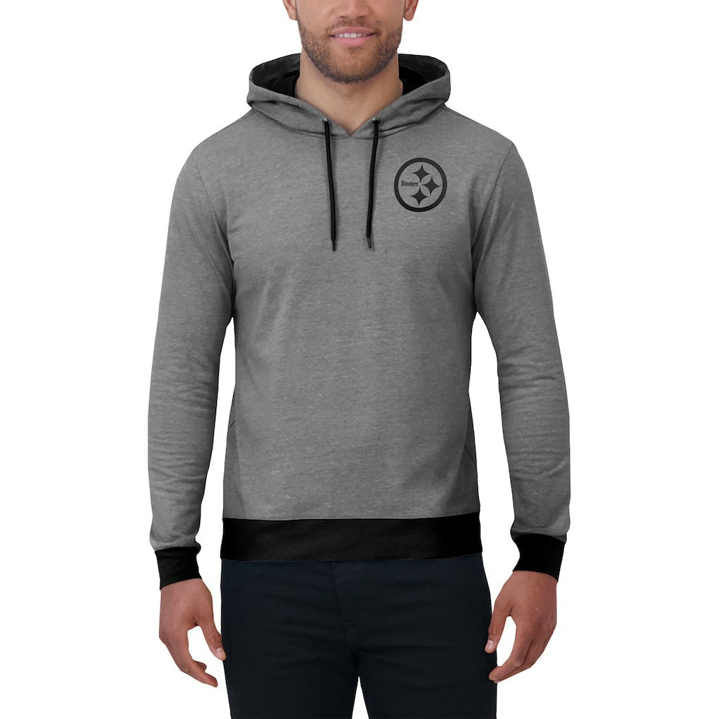 Pittsburgh Steelers Darius Rucker Collection Tonal Knit Pullover Hoodie - Black - Fanatics