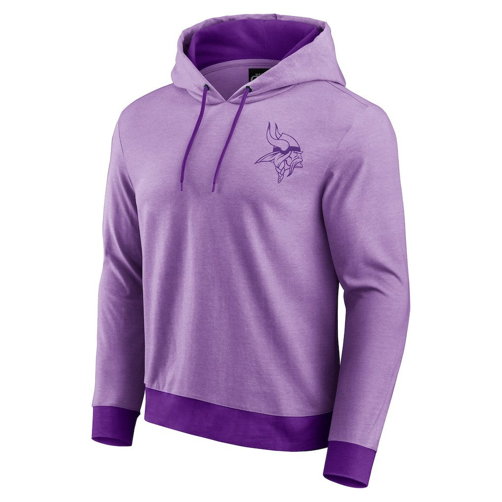 Minnesota Vikings Darius Rucker Collection Tonal Knit Pullover Hoodie - Purple - Fanatics