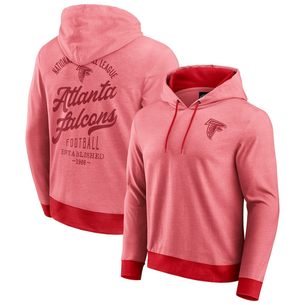 Atlanta Falcons Darius Rucker Collection Tonal Knit Pullover Hoodie - Red - Fanatics