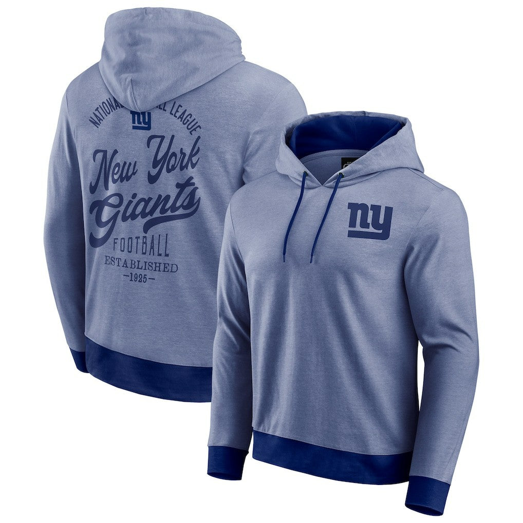 New York Giants Darius Rucker Collection Tonal Knit Pullover Hoodie - Royal - Fanatics
