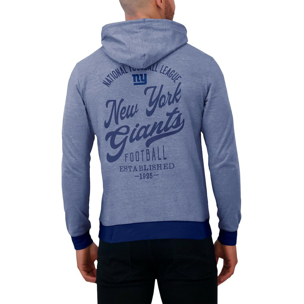 New York Giants Darius Rucker Collection Tonal Knit Pullover Hoodie - Royal - Fanatics