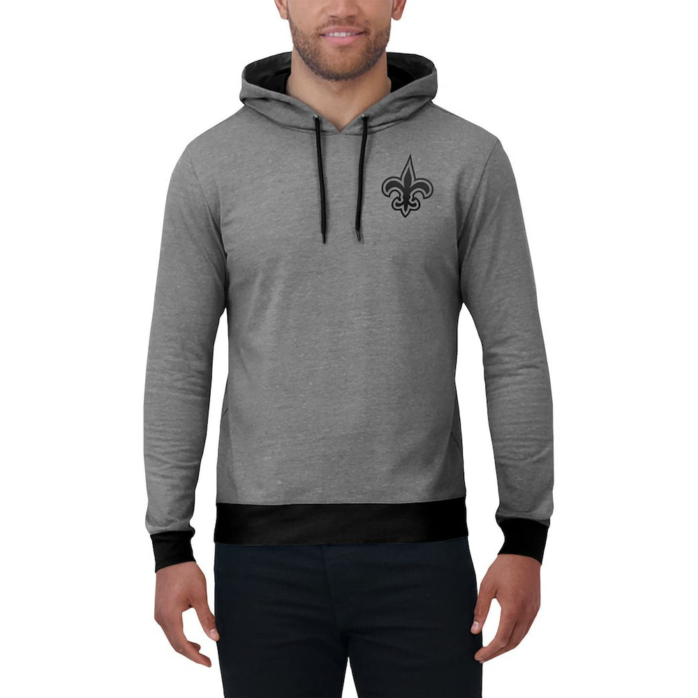 New Orleans Saints Darius Rucker Collection Tonal Knit Pullover Hoodie - Black - Fanatics