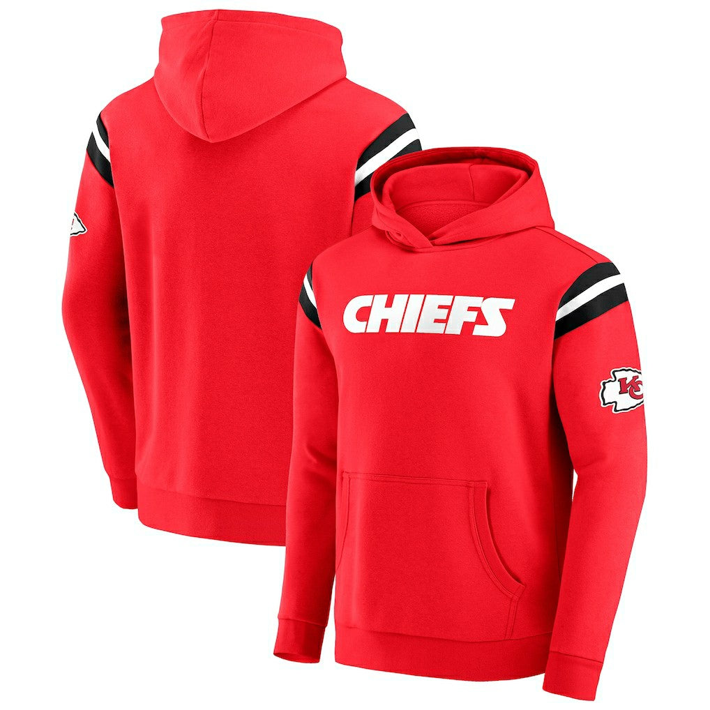 Kansas City Chiefs Darius Rucker Collection Football Washed Pullover Hoodie - Red - Fanatics