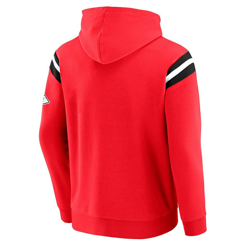 Kansas City Chiefs Darius Rucker Collection Football Washed Pullover Hoodie - Red - Fanatics