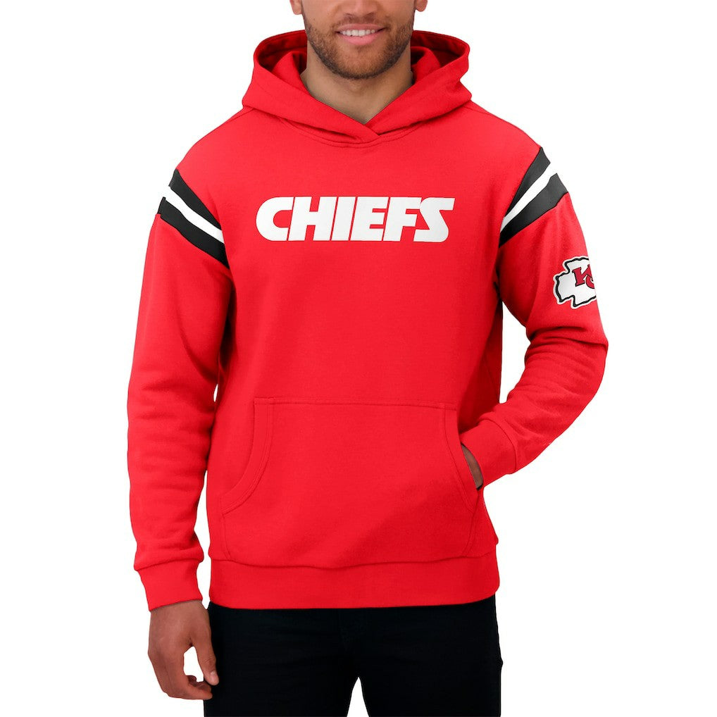 Kansas City Chiefs Darius Rucker Collection Football Washed Pullover Hoodie - Red - Fanatics