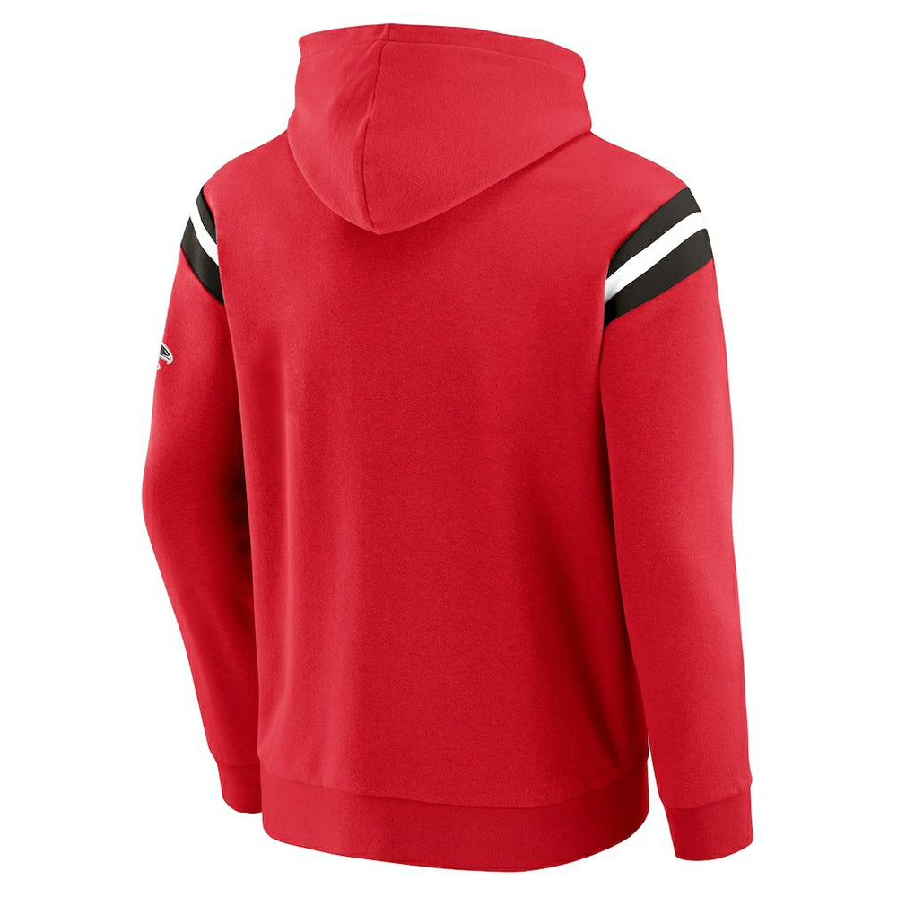 Atlanta Falcons Darius Rucker Collection Football Washed Pullover Hoodie - Red - Fanatics