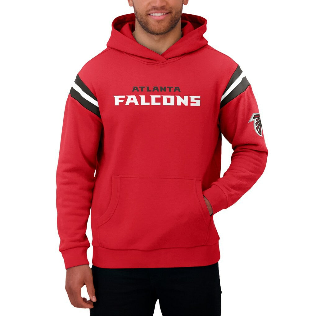 Atlanta Falcons Darius Rucker Collection Football Washed Pullover Hoodie - Red - Fanatics
