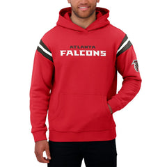 Atlanta Falcons Darius Rucker Collection Football Washed Pullover Hoodie - Red - Fanatics