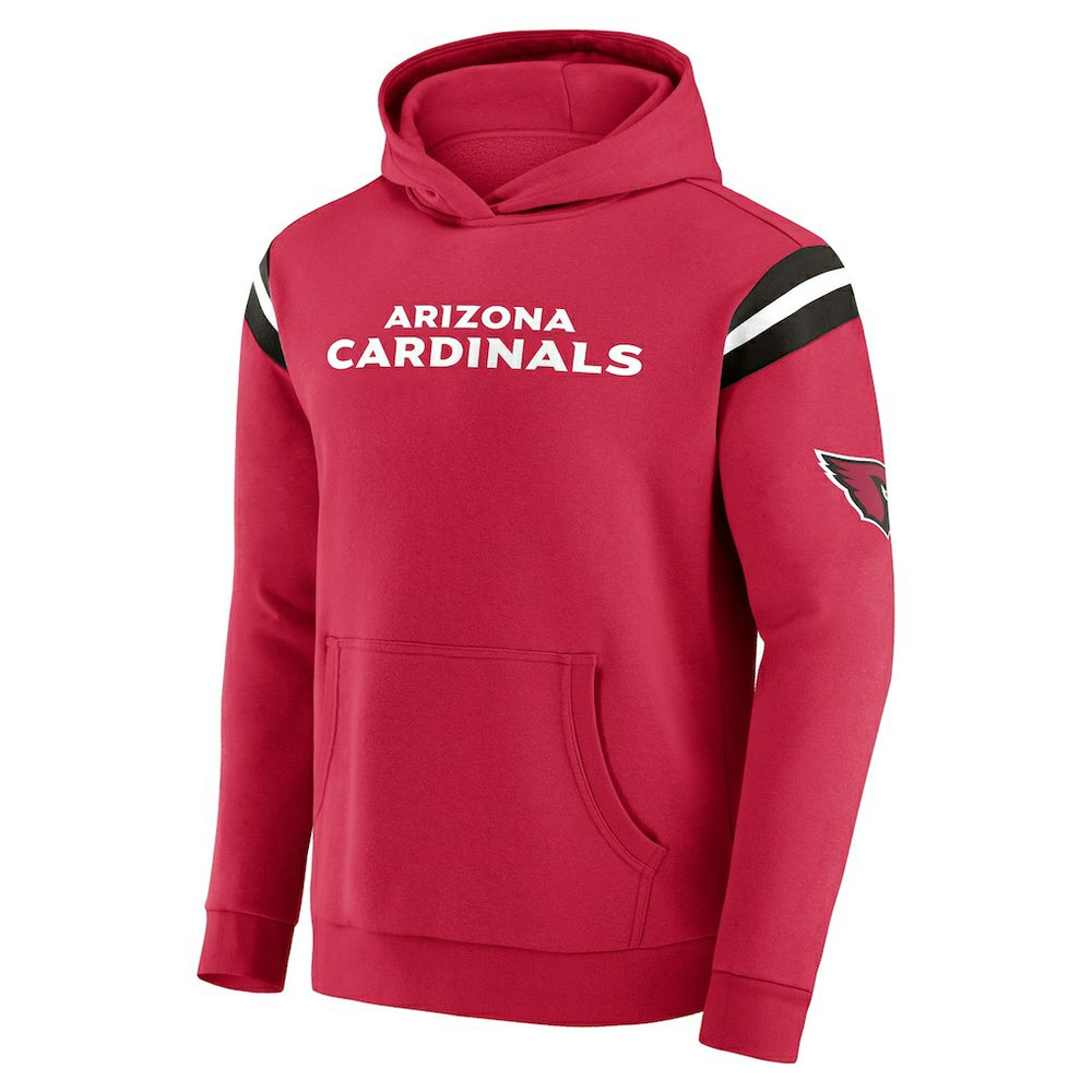Arizona Cardinals Darius Rucker Collection Football Washed Pullover Hoodie - Cardinal - Fanatics