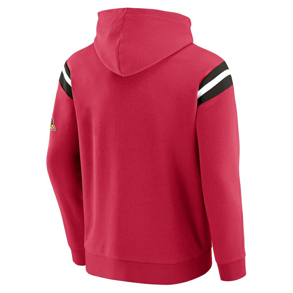 Arizona Cardinals Darius Rucker Collection Football Washed Pullover Hoodie - Cardinal - Fanatics
