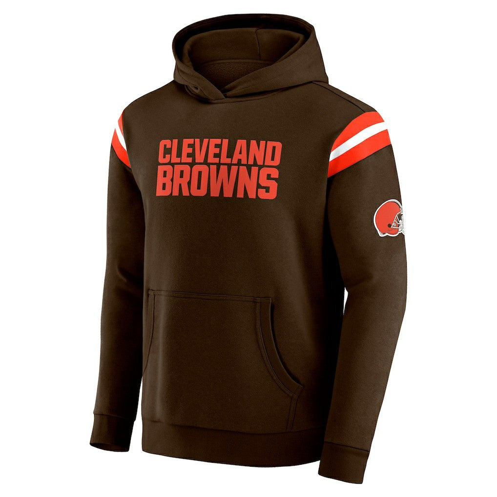 Cleveland Browns Darius Rucker Collection Football Washed Pullover Hoodie - Brown - Fanatics