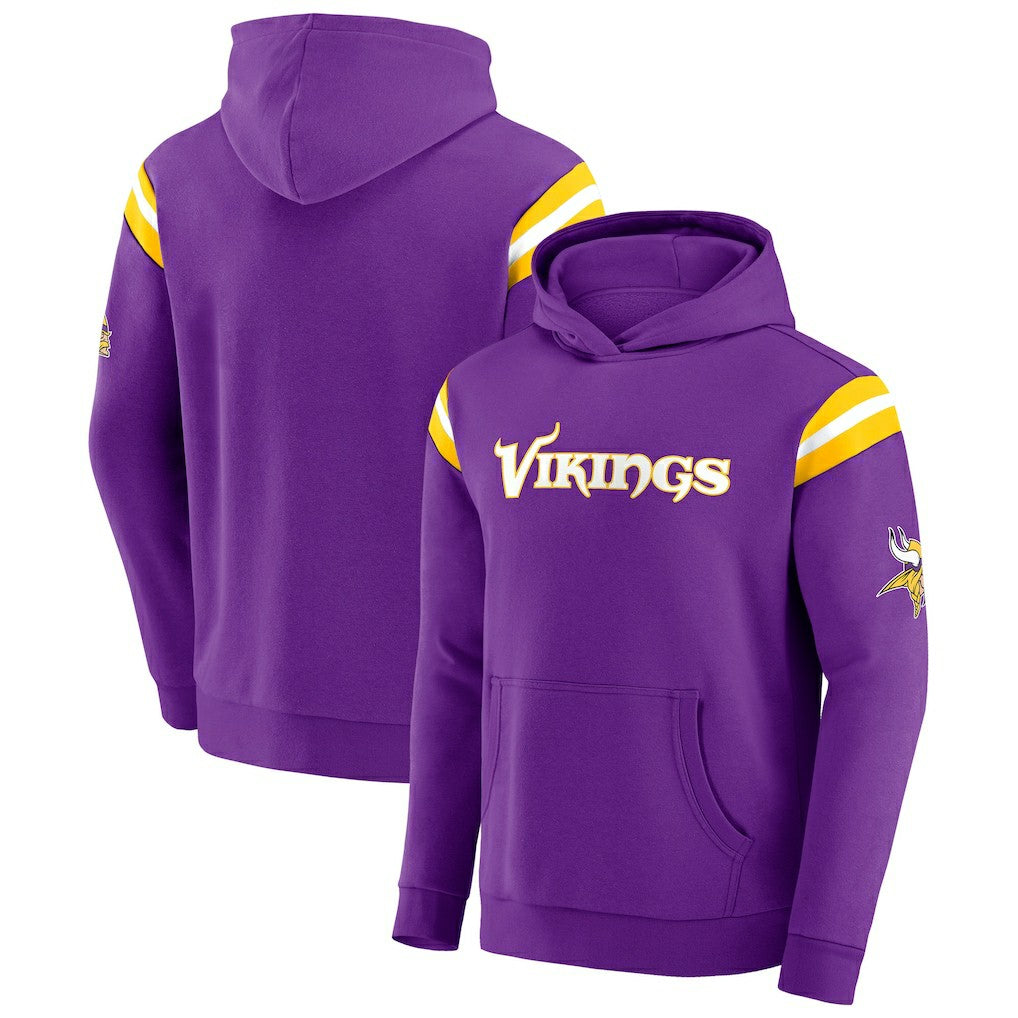 Minnesota Vikings Darius Rucker Collection Football Washed Pullover Hoodie - Purple - Fanatics