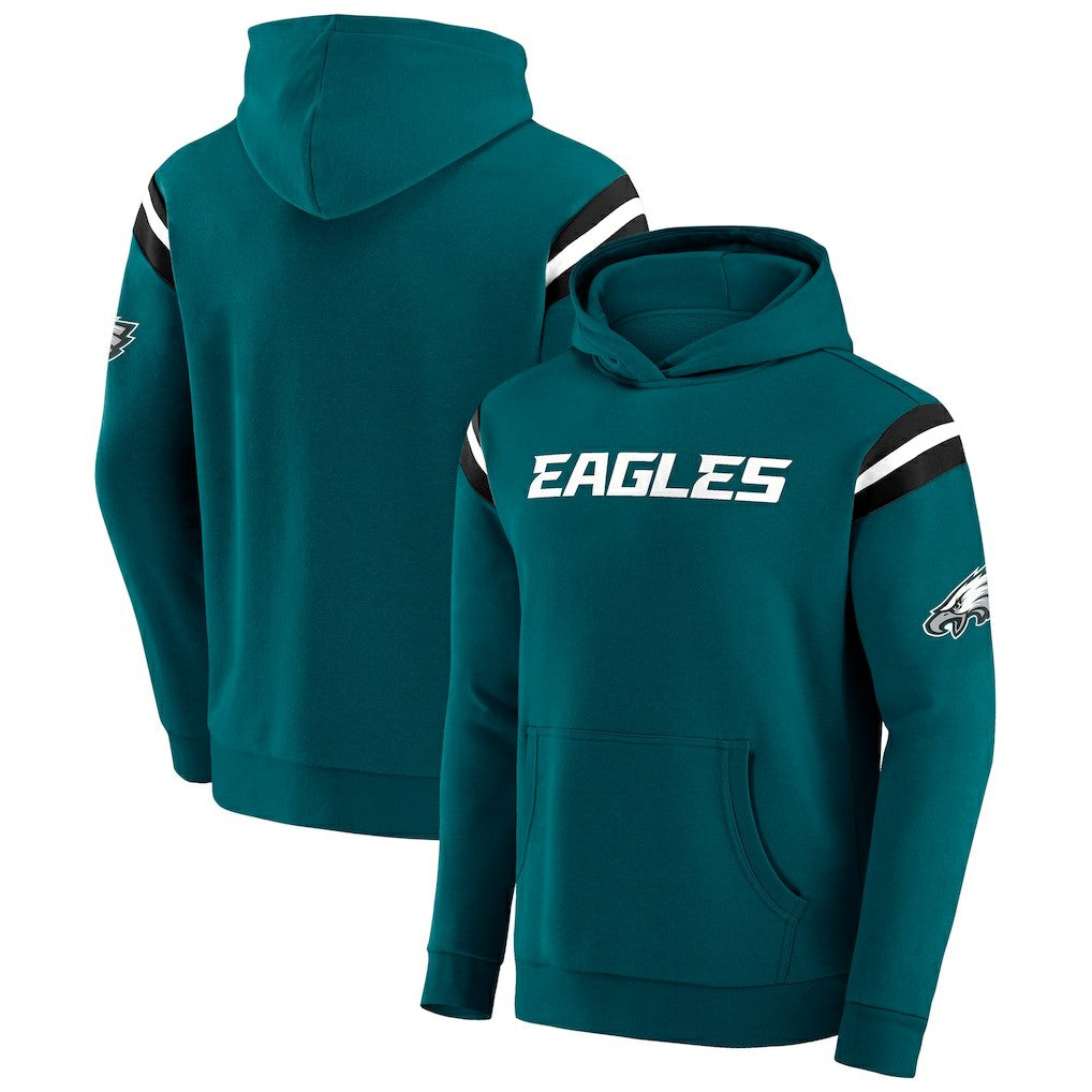 Philadelphia Eagles Darius Rucker Collection Football Washed Pullover Hoodie - Green - Fanatics