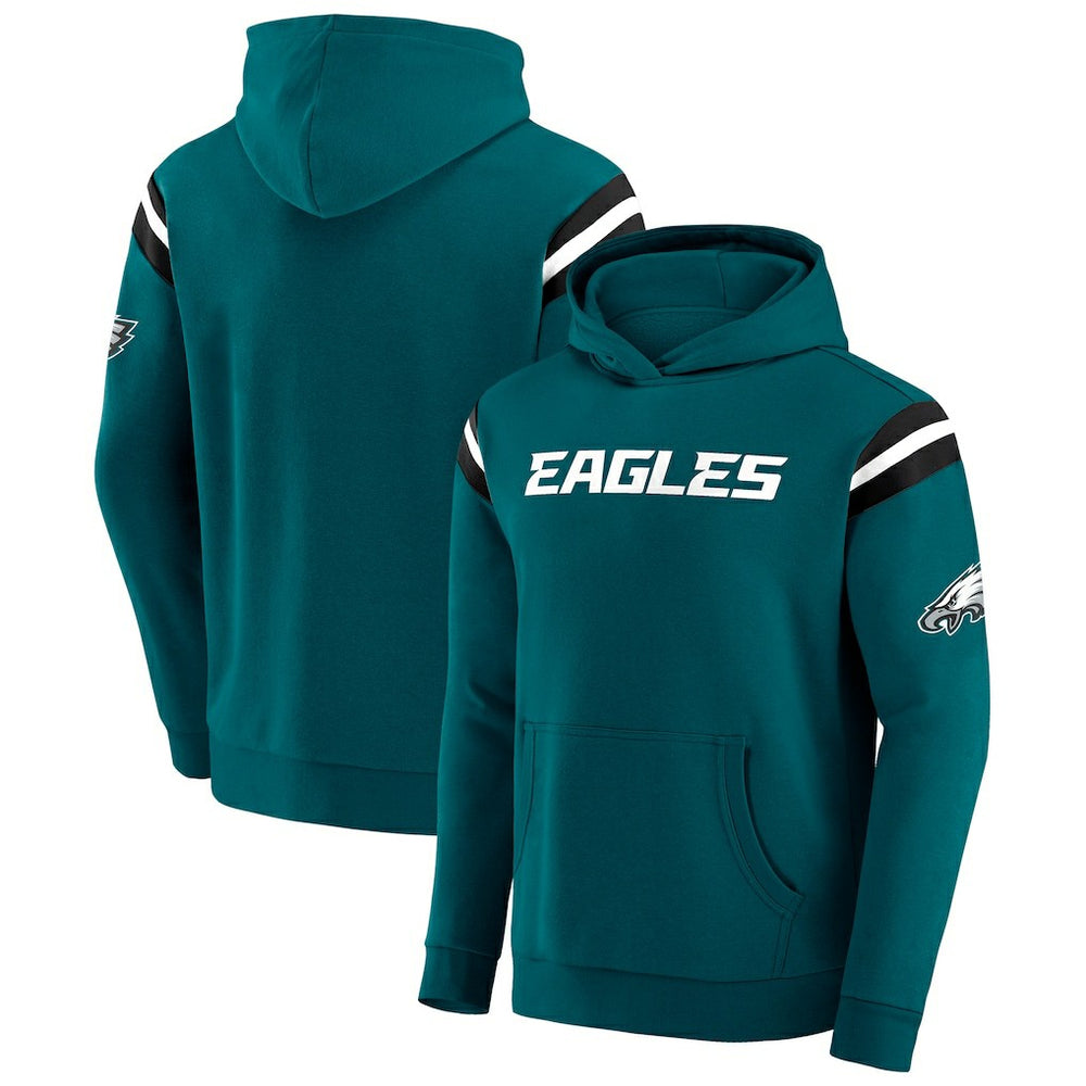 Philadelphia Eagles Darius Rucker Collection Football Washed Pullover Hoodie - Green - Fanatics