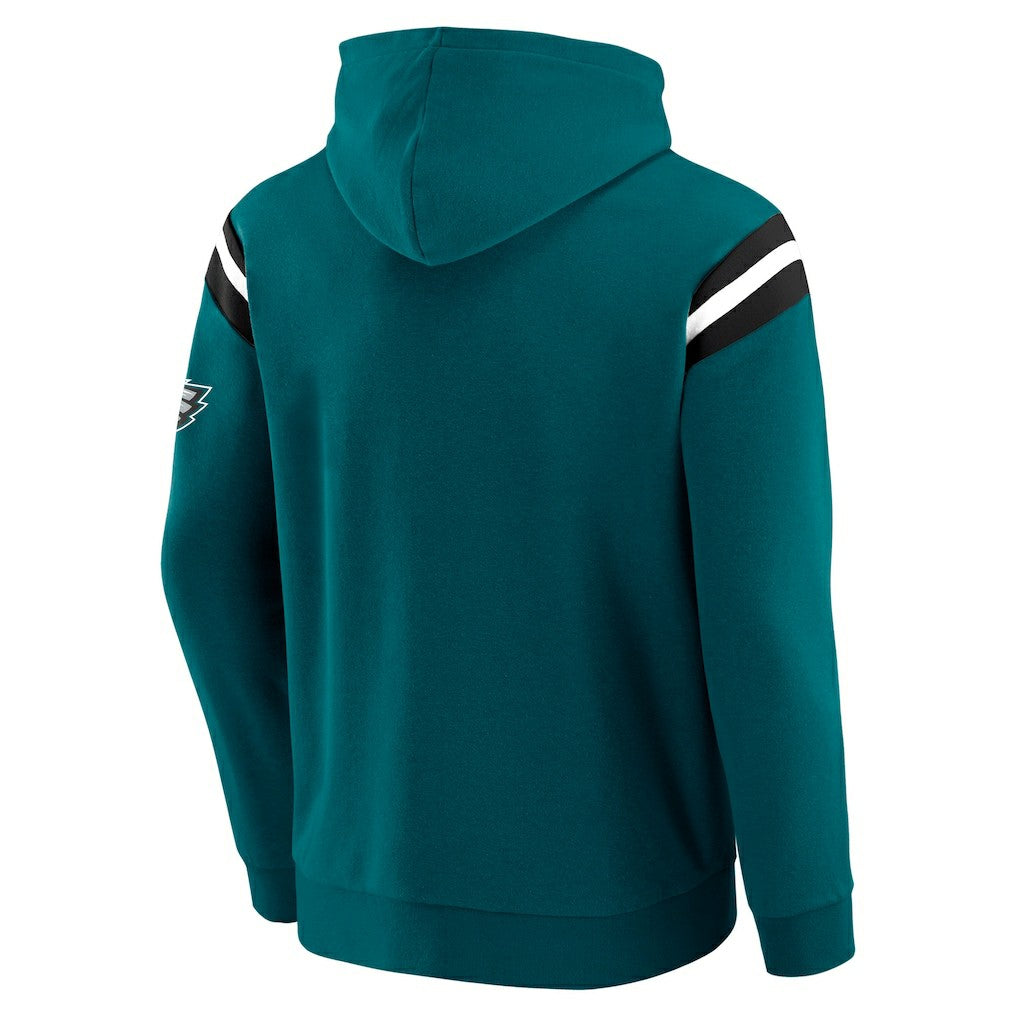 Philadelphia Eagles Darius Rucker Collection Football Washed Pullover Hoodie - Green - Fanatics