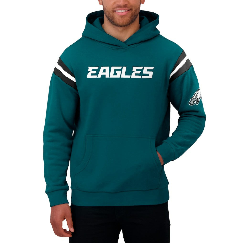 Philadelphia Eagles Darius Rucker Collection Football Washed Pullover Hoodie - Green - Fanatics