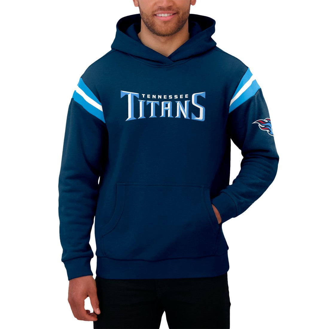 Tennessee Titans Darius Rucker Collection Football Washed Pullover Hoodie - Navy - Fanatics