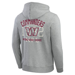 Washington Commanders Darius Rucker Collection Vintage Stripe Full-Zip Hoodie - Heather Gray - Fanatics