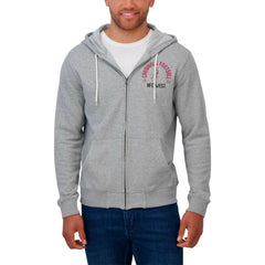 Arizona Cardinals Darius Rucker Collection Vintage Stripe Full-Zip Hoodie - Heather Gray - Fanatics