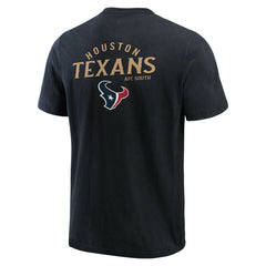 Houston Texans Darius Rucker Collection Washed Henley T-Shirt - Black - Fanatics