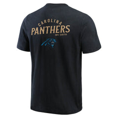 Carolina Panthers Darius Rucker Collection Washed Henley T-Shirt - Black - Fanatics