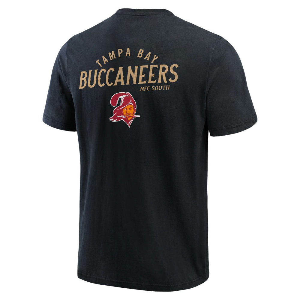Tampa Bay Buccaneers Darius Rucker Collection Washed Henley T-Shirt - Black - Fanatics