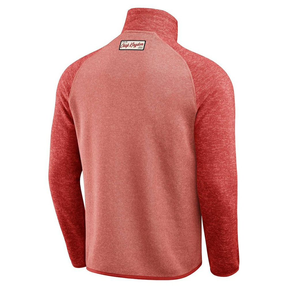 Kansas City Chiefs Darius Rucker Collection Tonal Quarter-Zip Jacket - Red - Fanatics