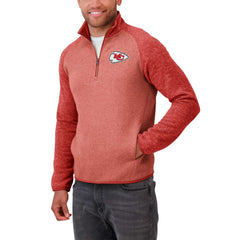 Kansas City Chiefs Darius Rucker Collection Tonal Quarter-Zip Jacket - Red - Fanatics
