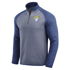 Los Angeles Rams Darius Rucker Collection Tonal Quarter-Zip Jacket - Blue - Fanatics