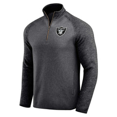 Las Vegas Raiders Darius Rucker Collection Tonal Quarter-Zip Jacket - Black - Fanatics