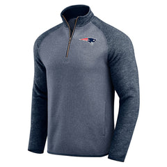 New England Patriots Darius Rucker Collection Tonal Quarter-Zip Jacket - Navy - Fanatics