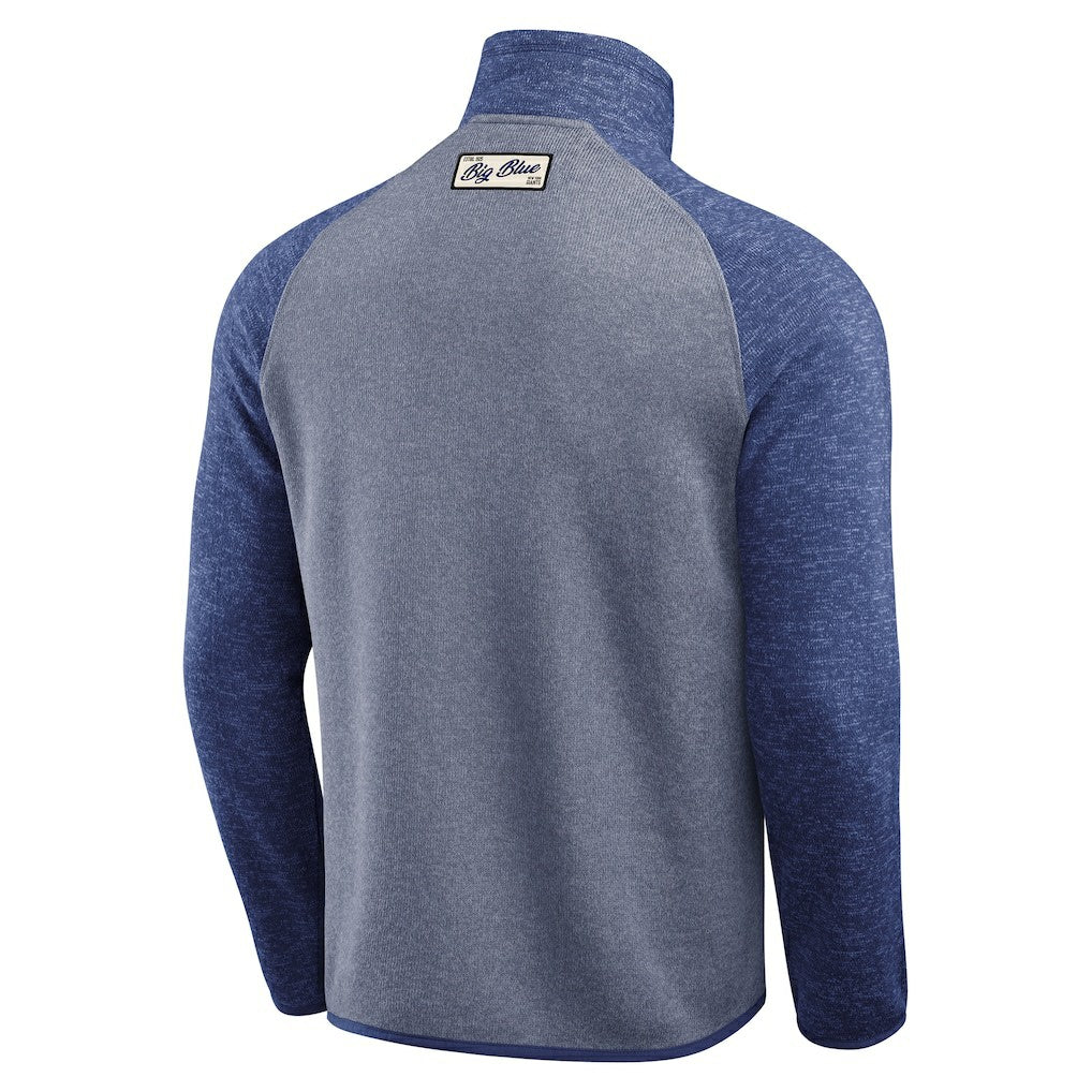 New York Giants Darius Rucker Collection Tonal Quarter-Zip Jacket - Blue - Fanatics