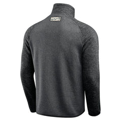 Philadelphia Eagles Darius Rucker Collection Tonal Quarter-Zip Jacket - Black - Fanatics