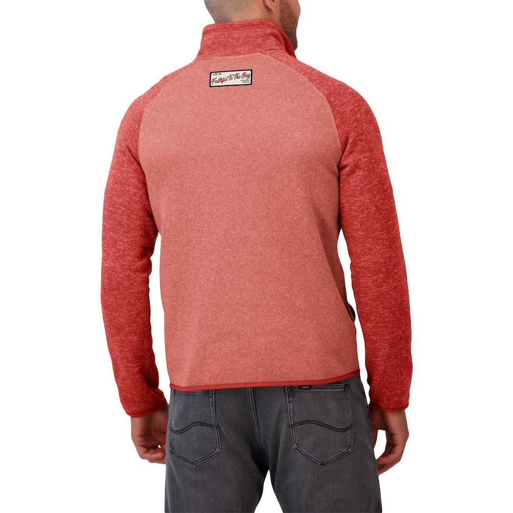 San Francisco 49ers Darius Rucker Collection Tonal Quarter-Zip Jacket - Scarlet - Fanatics