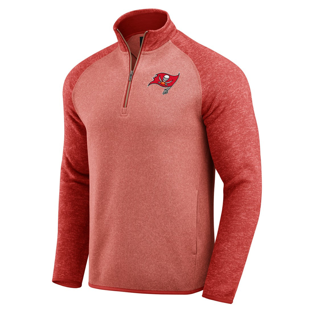 Tampa Bay Buccaneers Darius Rucker Collection Tonal Quarter-Zip Jacket - Red - Fanatics